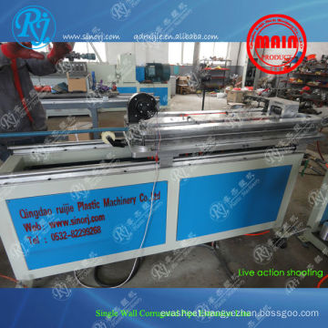 PVC single wall corrugated Tube production line